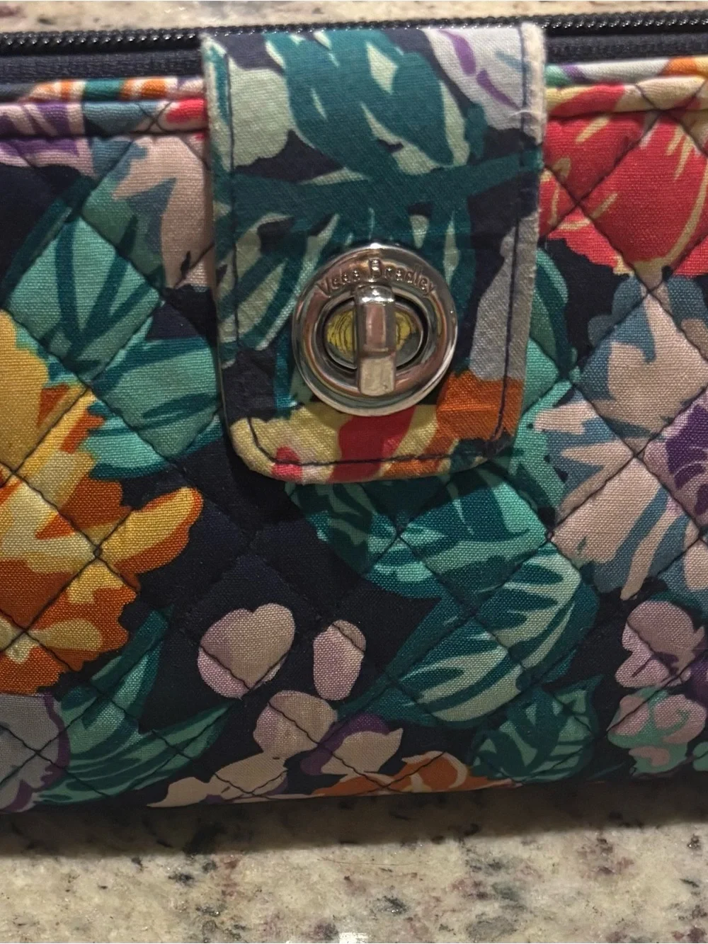 Vera Bradley Turnlock Wallet - Picture 8 of 10